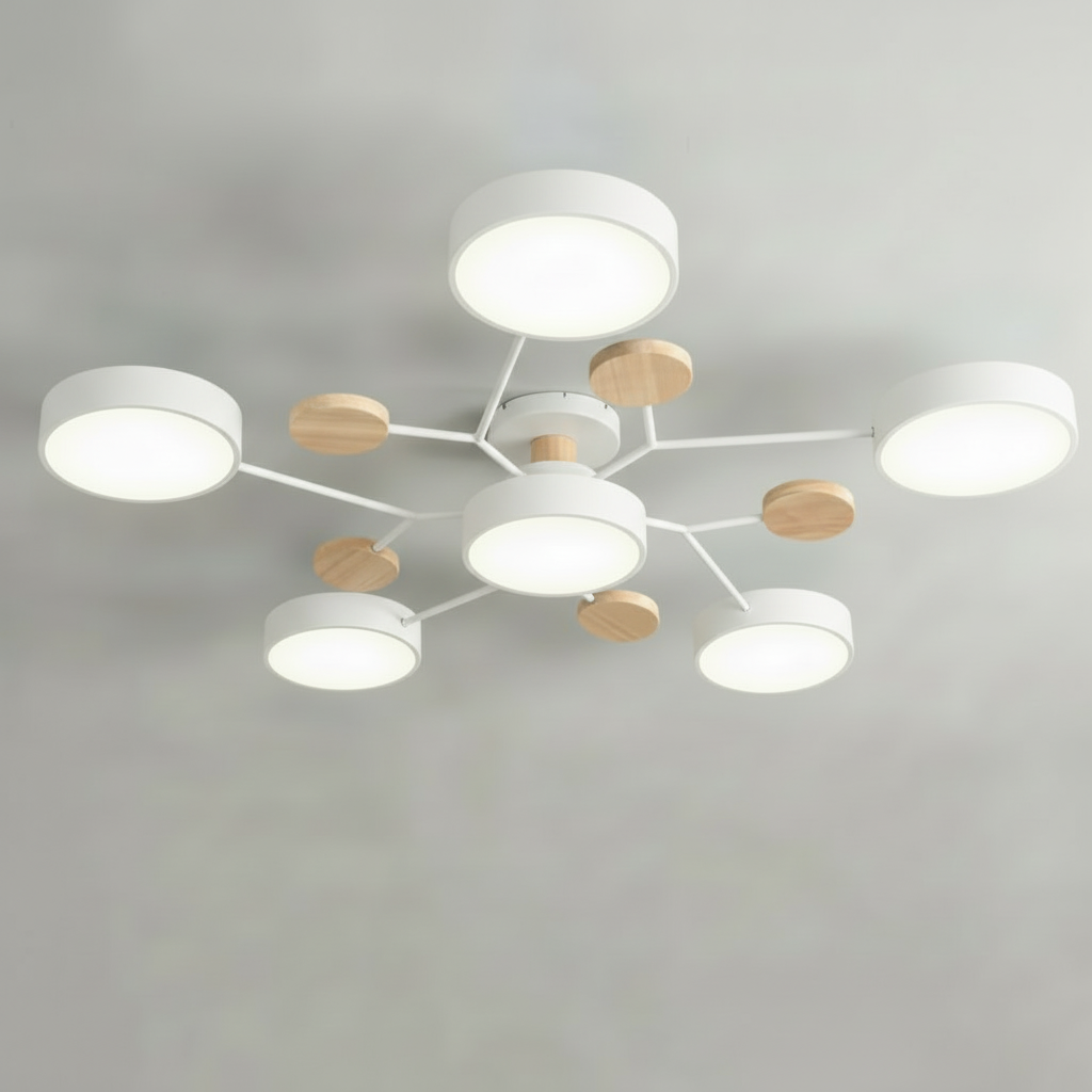 Clion Circa | Runde LED Deckenleuchte für Wohnzimmer