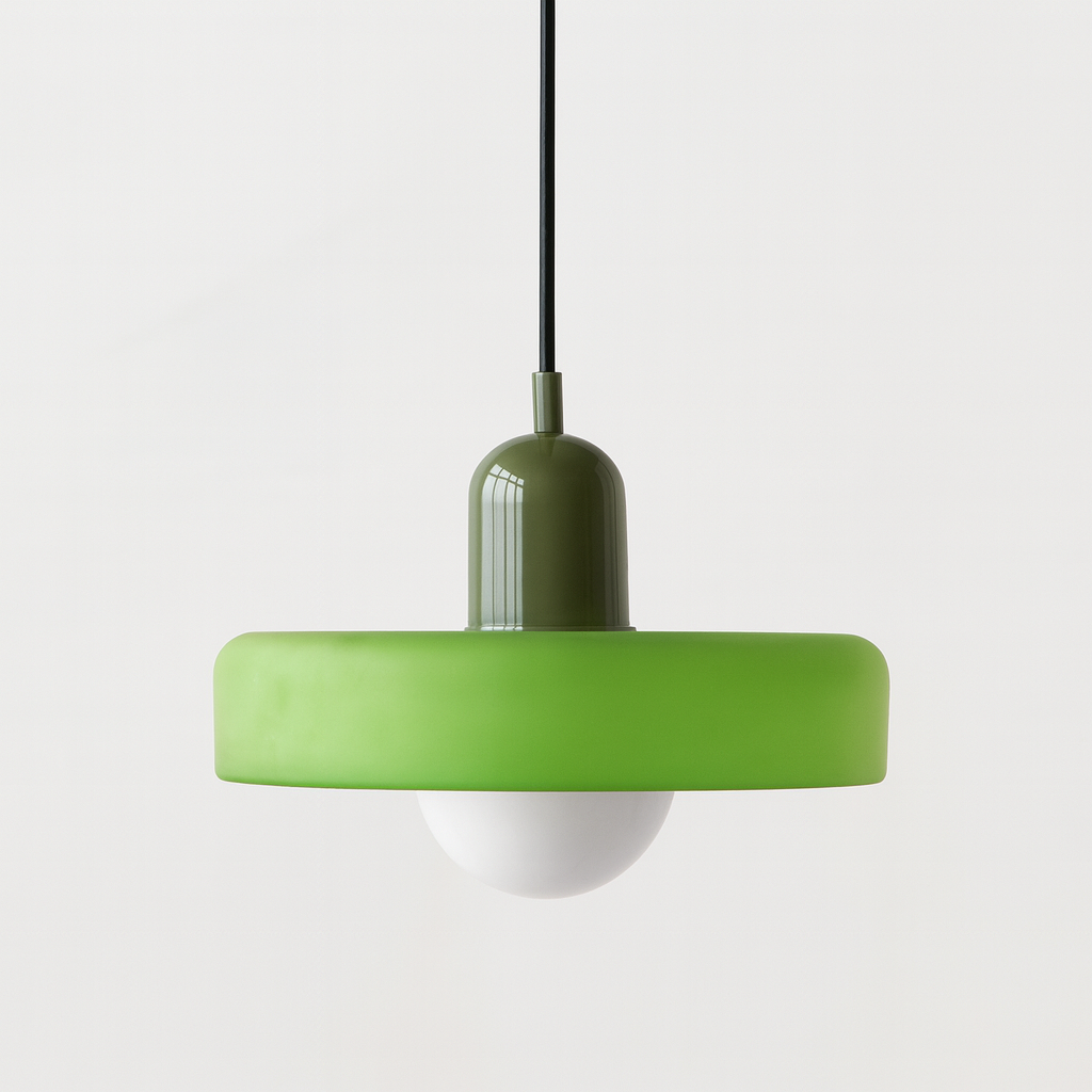 Bauhaus Pendelleuchte | Hängelampe aus Glas für Esszimmer 11