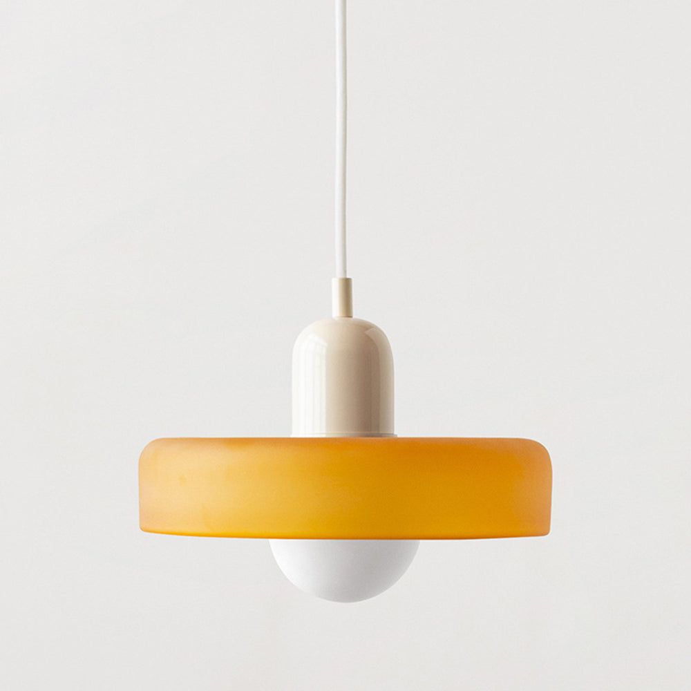 Bauhaus Pendelleuchte | Hängelampe aus Glas für Esszimmer 13