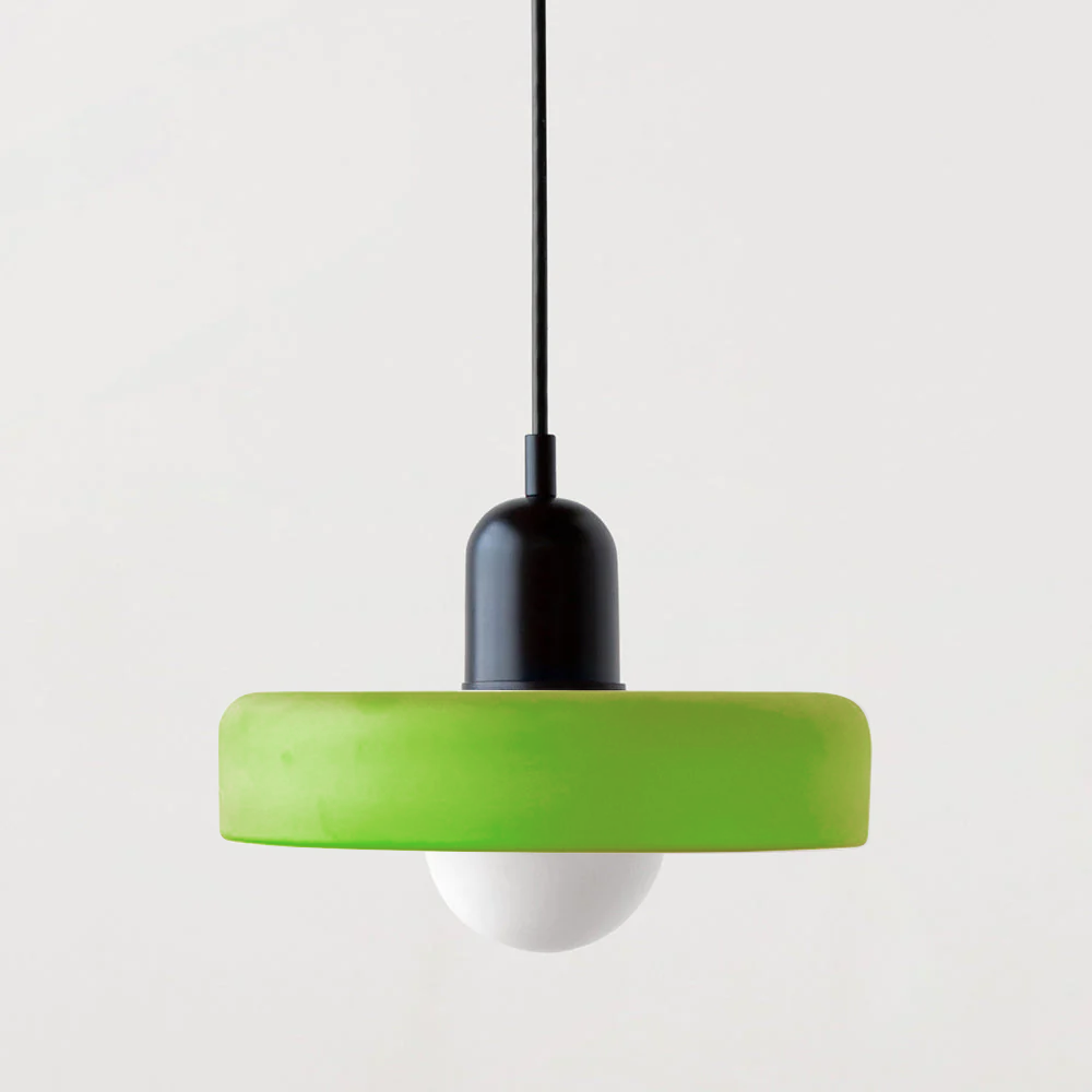 Bauhaus Pendelleuchte | Hängelampe aus Glas für Esszimmer 14