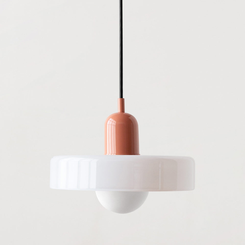 Bauhaus Pendelleuchte | Hängelampe aus Glas für Esszimmer 15