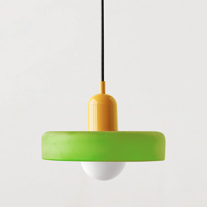 Bauhaus Pendelleuchte | Hängelampe aus Glas für Esszimmer 17