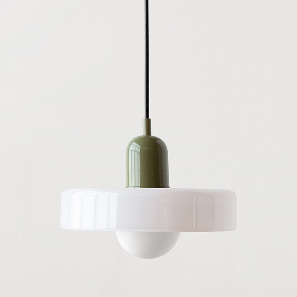 Bauhaus Pendelleuchte | Hängelampe aus Glas für Esszimmer 20