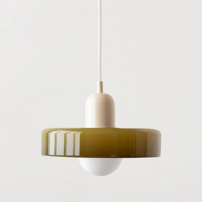 Bauhaus Pendelleuchte | Hängelampe aus Glas für Esszimmer 22