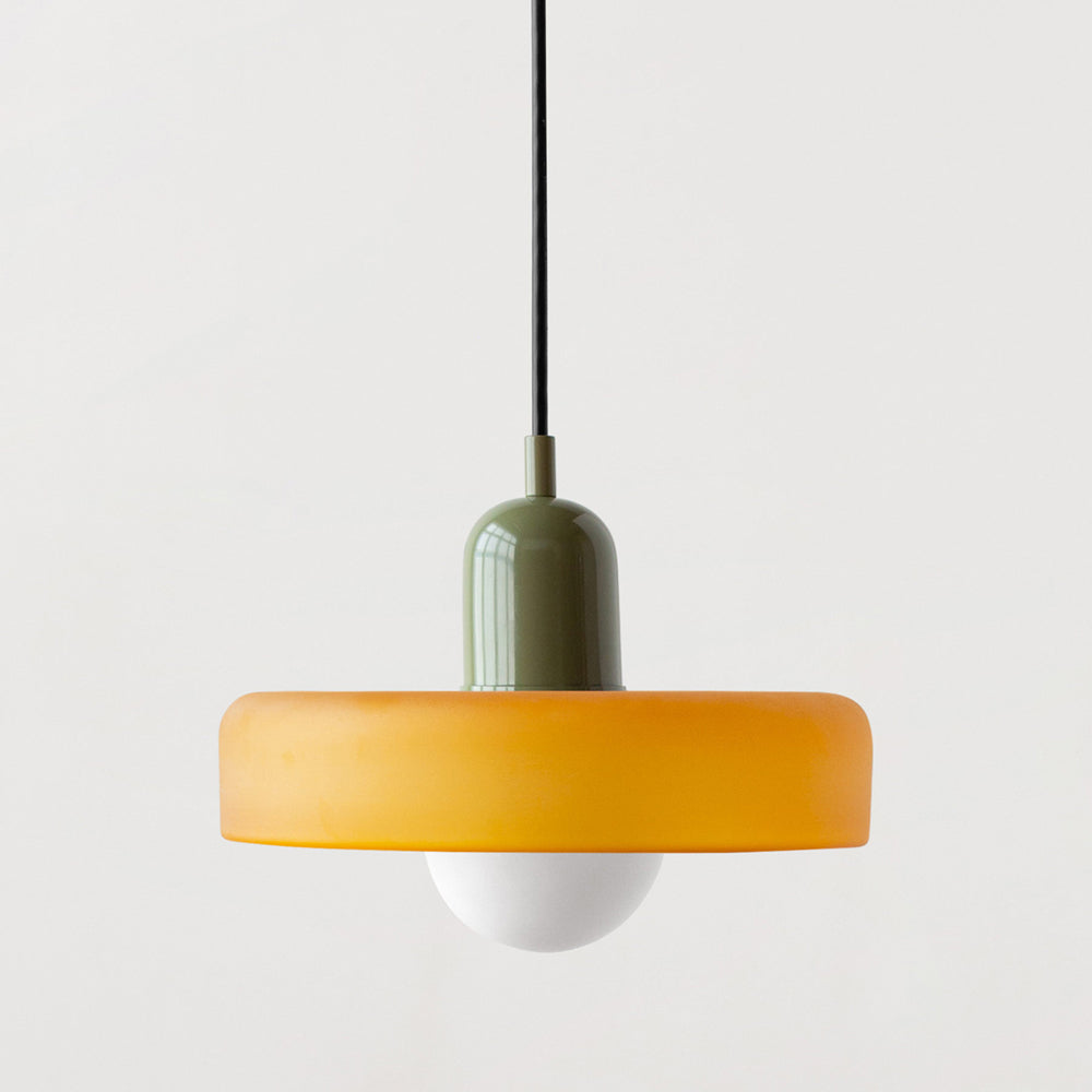 Bauhaus Pendelleuchte | Hängelampe aus Glas für Esszimmer 24