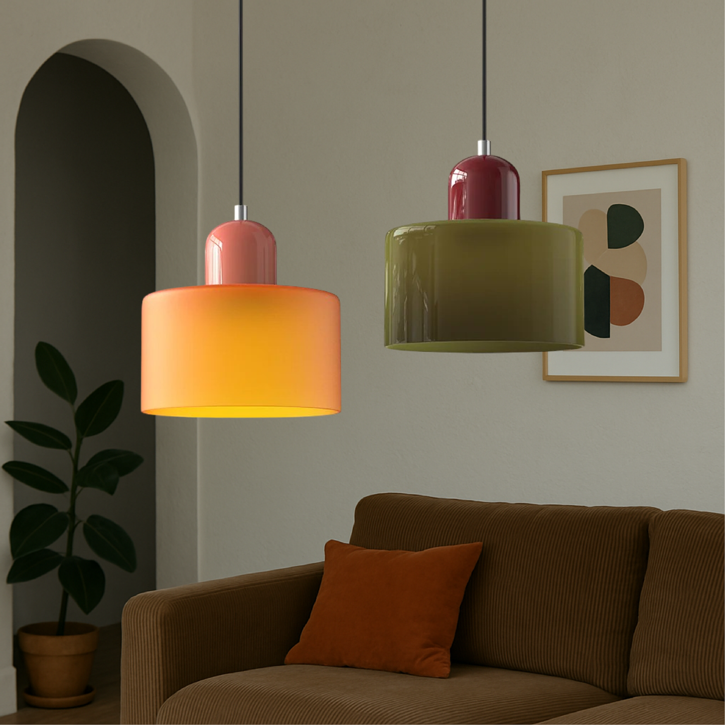 Bauhaus Pendelleuchte | Moderne Hängelampe für Esstisch 4