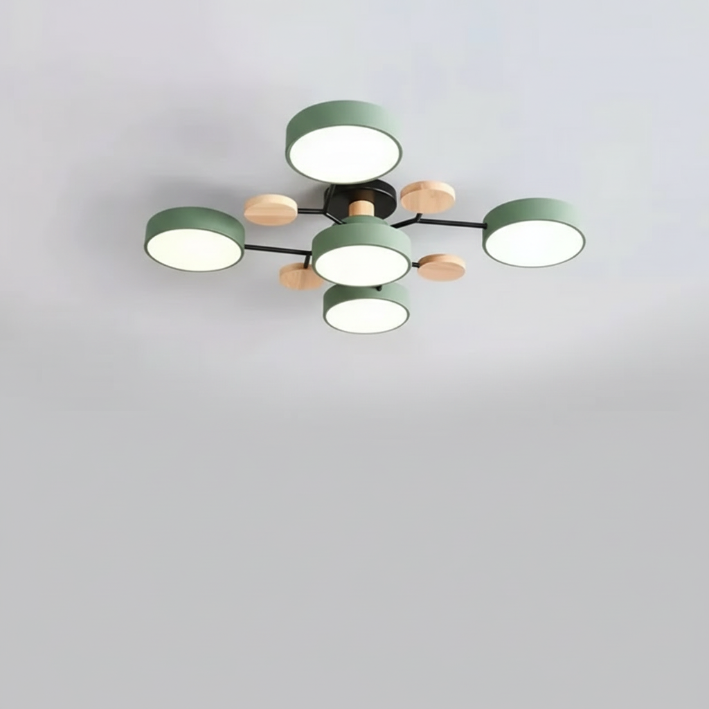 Clion Circa | Runde LED Deckenleuchte für Wohnzimmer