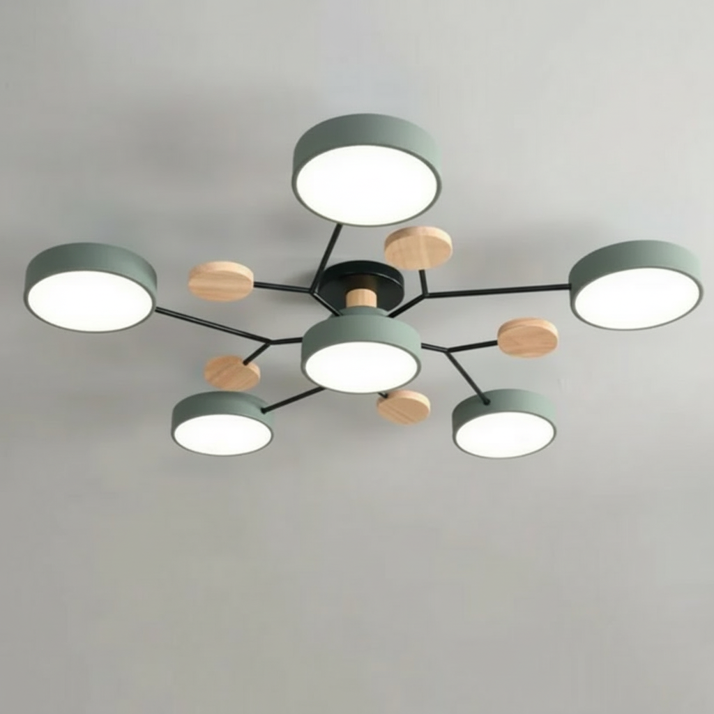 Clion Circa | Runde LED Deckenleuchte für Wohnzimmer