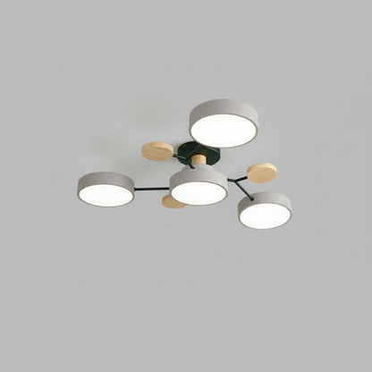 Clion Circa | Runde LED Deckenleuchte für Wohnzimmer