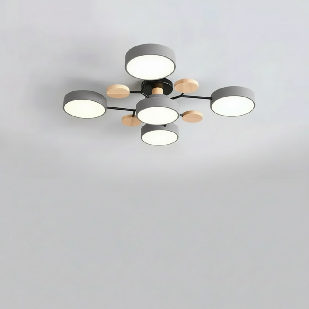 Clion Circa | Runde LED Deckenleuchte für Wohnzimmer