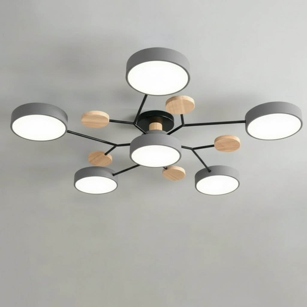 Clion Circa | Runde LED Deckenleuchte für Wohnzimmer