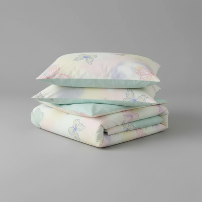 Dewn | Weiche Bettdecke mit Blumenmuster für Sommer und Winter